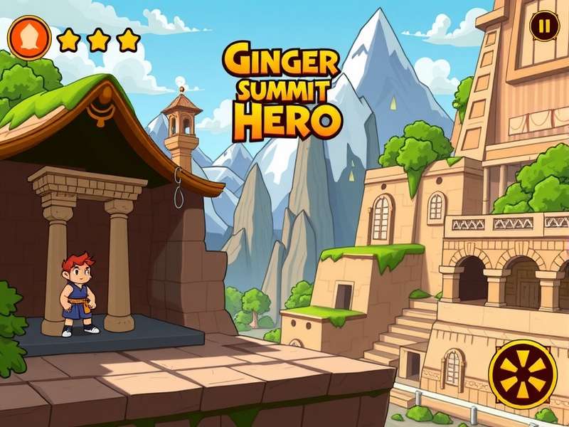 Ginger Summit Hero gameplay screenshot showing character in mountain environment